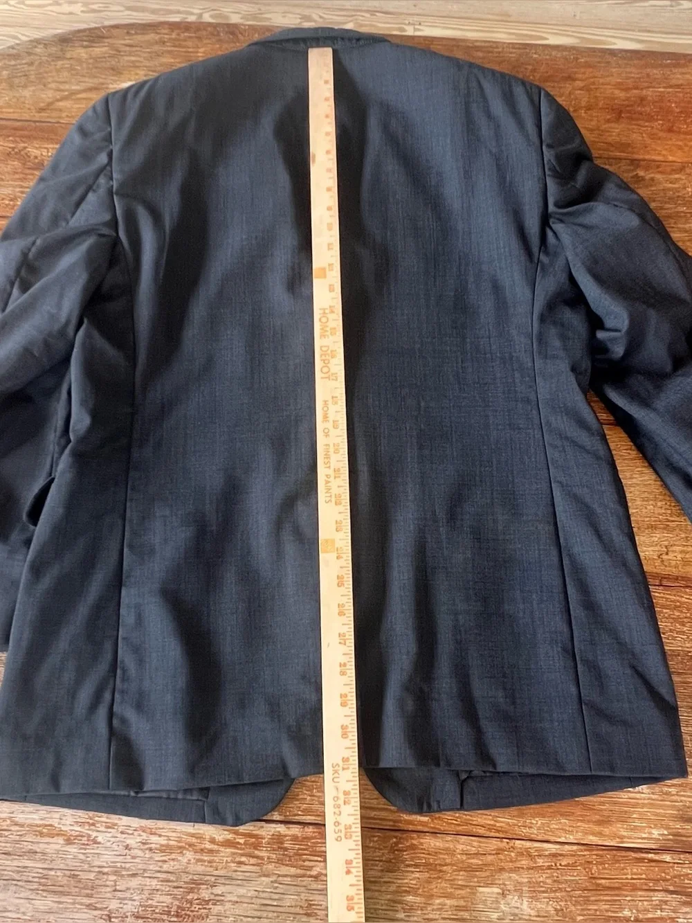 Jos. A. Bank Mens Charcoal Gray Wool Suit Jacket Sport Coat Size 43R